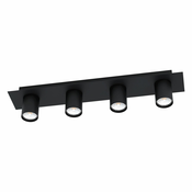 EGLO Spot lampa VALCASOTTO 4xGU10 57 cm crna 99515