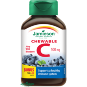 Jamieson vitamin C 500 mg pastile s okusom borovnice 120 tableta
