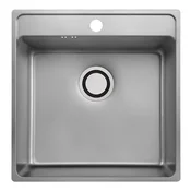 shumee Enojno jekleno korito s sifonom besos inox LEN