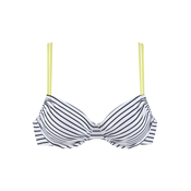 VENICE BEACH Bikini zgornji del, bela, črna