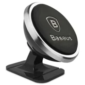 Baseus 360 rotacijski univerzalni magnetski auto držac za mobitele srebrni