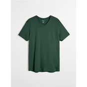 Sinsay - Pamucna basic majica - zeleno