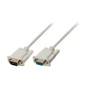 Kabl D-Sub 09 M - D-Sub 09 F pin-pin, 2m
