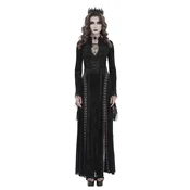 Ženska dolga korzetna obleka DEVIL FASHION - Twilight Muse - črna - SKT255