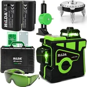 shumee Hilda 3D PRO 360 laserski nivelir, križni, zelen