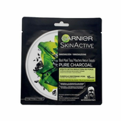 Garnier Garnier SkinActive Black Mask Tissu Pure Charcoal 1 Unit