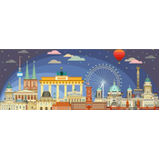 Ravensburger Panoramska sestavljanka Berlin ponoči 1000 kosov