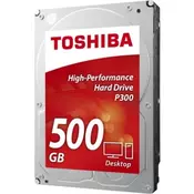 TOSHIBA 500GB 3.5" SATA III 64MB 7.200rpm HDWD105UZSVA P300 series