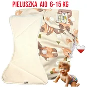 shumee Večnamenski žep za plenice Coolmax GREEN BEARS NappiMe
