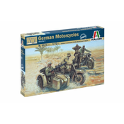 Model Kit figure 6121 - WWII - NEMŠKI MOTORNI KOLESI (1:72)