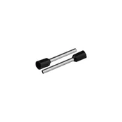 slomart PLASTROL KI/T-1X1,5/24,4/20 BK Izolirana kabelska čepica (1x1,5mm2) črna, 20 kosov