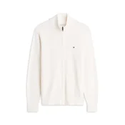 TOMMY HILFIGER Pletena jopa pastelno rumena