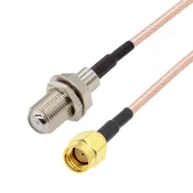 shumee Pigtail F vtičnica/SMA-RP vtič RG316 3m