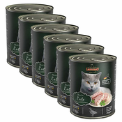Konzerva mačje hrane Leonardo, raca 6x800 g