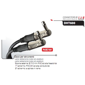 KABEL ADAPTERSKI DHT600LU015 6,3J KOTNI-6,3J KOTNI 0,15M