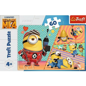 Trefl Puzzle Jaz, zlobnež 4: Srečni Mimoni 60 kosov