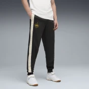 PUMA FC Red Bull Salzburg KING Anthem Pants, Clothing, Black/Matte Gold, XL