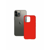 Ksix Silikonski zaščitni ovitek za iPhone 14 Pro Max, rdeče barve