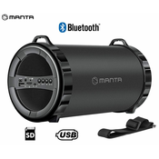 MANTA prijenosni bluetooth zvučnik PIPE SPK204FM
