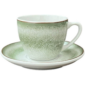 Evviva Set skodelica za črno kavo Rainbow 90ml / 6 kos / zelena / porcelan, (5000199498)