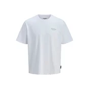 JACK & JONES Majica JJEArchive modra/bela