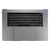Apple MacBook Pro 15 A1707 (Late 2016 - Mid 2017) - Tipkovnica z zgornjim okvir + tipkovnica UK + mikrofon + trackpad + zvočniki (Space Gray)
