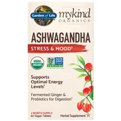 Mykind Organics Ashwagandha - 60 veganskih tablet