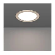 Eglo 901436-LED Stropna vgradna kopalniška svetilka FUEVA-Z LED/9,5W/230V 16,8cm IP44 krom