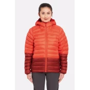 Rab Cirrus Alpine Insulated ženska jakna, rdeča grenivka/toskansko rdeča (M)