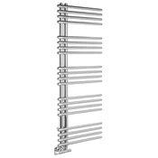 NYMPHA kopalniški radiator 500x1250mm, krom - Chrome - 500x1250 mm - Sapho - NYMPHA - 24 - Jeklo - Oblika E - Oblika E - 500 - 1250 - 5.2 - 14