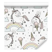Tapeta Veseli Samorogi za dnevno sobo in spalnico 50x1000 cm