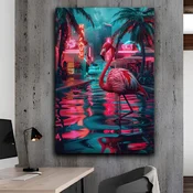 Wallity Dekorativna slika na platnu, 70x100cm, Šarena