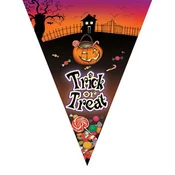 Trik ali sladkarija Halloween zastavica 5m