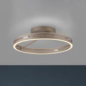 PURE LED stropna svetilka Loop bronasta, kovina O 60 cm CCT - Dnevna soba/jedilnica - Sodobni - Aluminij