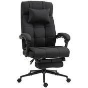 Vinsetto Vinsetto pisarniški stol poliester, pena 66Š x 76G x 112 120V cm Črn, (5000242944)