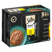 96 x 85 g Sheba različice v vrečkah po ugodni ceni - Sauce Collection (raca, piščanec, perutnina, puran)