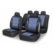 Compass Compass Sedežne prevleke zdaj 9ks POLY modra AIRBAG