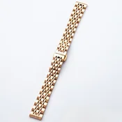INF Zapestnica iz nerjavečega jekla za Garmin Lily 2 - 14 mm zaponka metuljček Gold, (21838730)