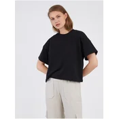 Black Womens Basic T-Shirt Pieces Chilli - Women