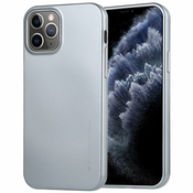 Ovitek za iPhone 12 Pro Max | Goospery i-Jelly METAL | Siv