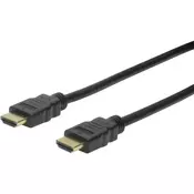 Digitus HS HDMI prikljucni kabel Digitus [1x HDMI-utikac 1x HDMI-utikac] 1m, crn, AK-330107-010