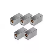 Digitus DN-93901-5 adapter za spremembo spola kabla RJ-45 Srebrna