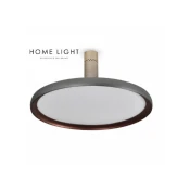 HOME LIGHT Vesta 619 Plafonska svetiljka, 55W 3000K, Siva