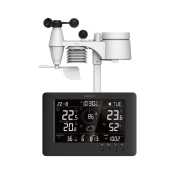 Sencor - Profesionalna meteorološka stanica s LCD zaslonom i budilicom 5V/1xCR2032 + 3xAA