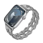 INF Silikonski pašček za uro Apple Watch Series 1-9 & Ultra Grey 22 mm, (21685880)