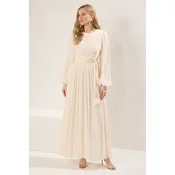 Trendyol Modest Ženska haljina, Krem