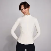 MP ženska jakna SculptForm z zadrgo - bela - XS