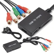 shumee Pretvornik iz HDMI na komponentni YPbPr LP Audio 5x cinch adapter
