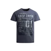 CAMP DAVID Majica dimno modra / pastelno modra / progasto modra