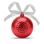 TELEMPIRE Bluetooth zvucnik novogodisnji ukras crveni